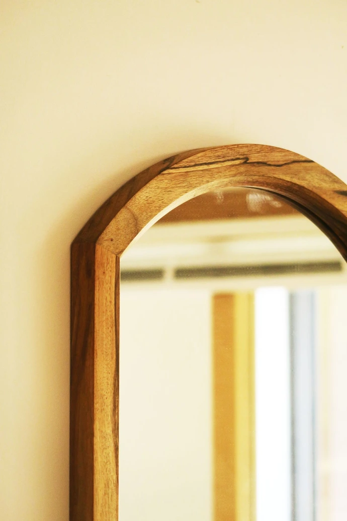 miroir sur-mesure bois massif